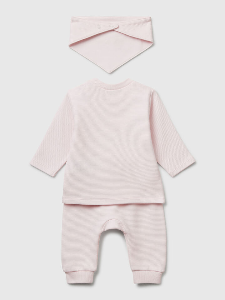 T-SHIRT+TROUS+NAP-KI New Born (0-18 months) image number 2